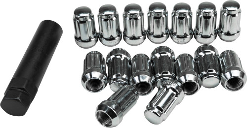 Raceline 12mm x 1.5 Chrome Lock Style Lug Nuts w/Key (RLUG-CS20C)