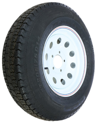 Raceline TreadStar AW1016 Tire 205/75-14 w/ 8 Spoke Wheel (TA2046012-71BF78C)
