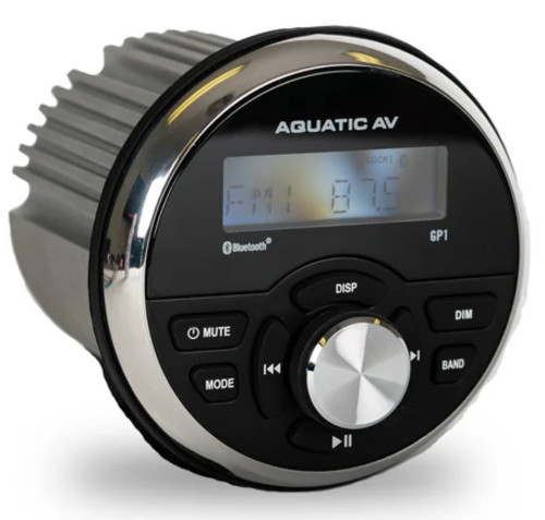 Aquatic AV GP1 Gauge Stereo | Marine | Bluetooth/MP3/FM/AM/AUX (RA611)
