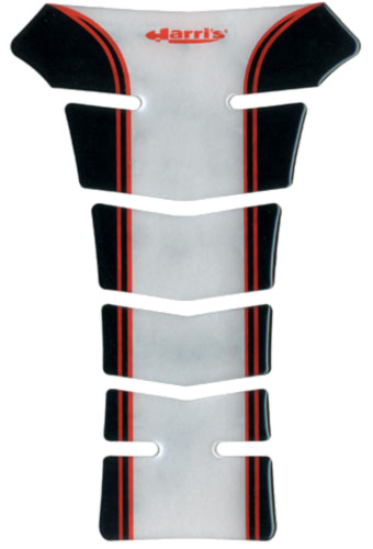 Harri's White/Black EVO Puzzled Tank Protector (13902-NB)