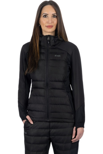 FXR Phoenix Quilted Womens Zip Up Hoody