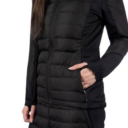 FXR Phoenix Quilted Womens Zip Up Hoody