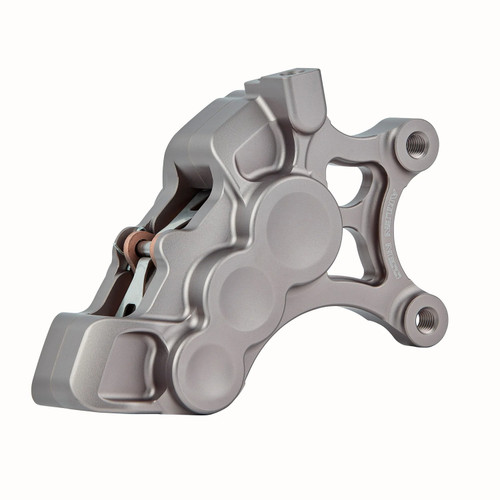 Arlen Ness 14" 6-Piston Differential Bore Titanium Left Brake Caliper (02-206)