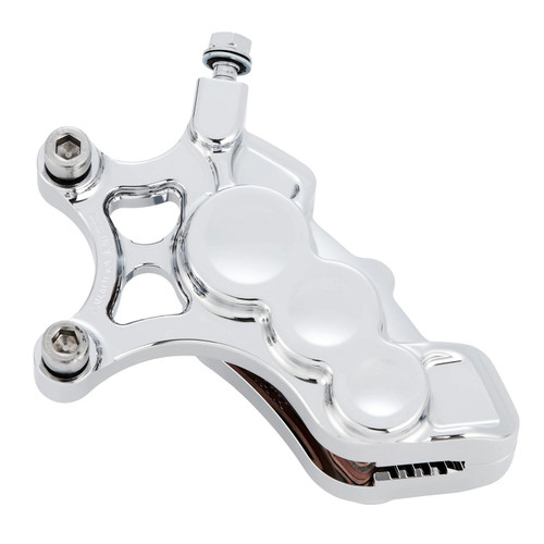 Arlen Ness 11.8" 6-Piston Differential Bore Chrome Right Brake Caliper (02-216)