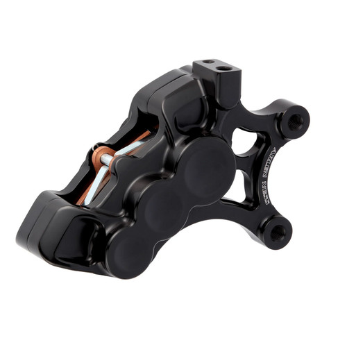 Arlen Ness 14" 6-Piston Differential Bore Black Right Brake Caliper (02-213)