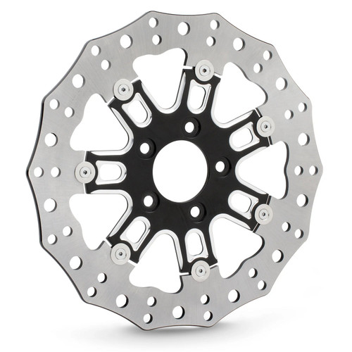 Arlen Ness 14" 7-Valve Black Brake Rotor (33-10301-203)