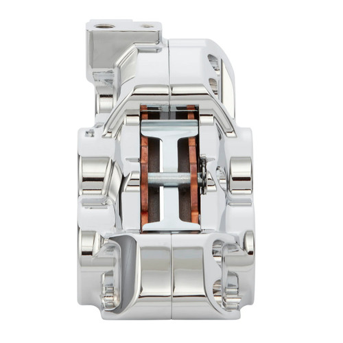Arlen Ness 11.8" 4-Piston Chrome Left Brake Caliper (02-220)