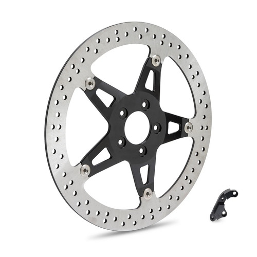 Arlen Ness 14" Big Left Front Brake Rotor for Hub Mount (02-910)