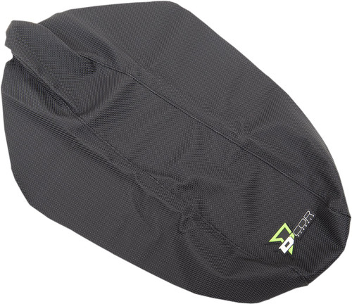 D'Cor Visuals Kawasaki Black Gripper Seat Cover (30-20-100)