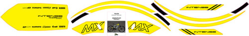 D'Cor Visuals Yellow Tazer MX Graphics Kit (10-80-100-YL)