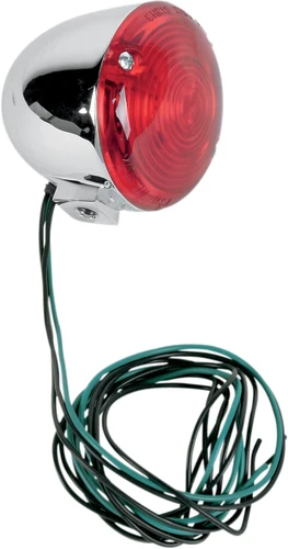 Chris Products Flat Lens Turn Signal w/ Red Lens (8395R)