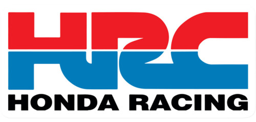 D'Cor Visuals 4" Honda HRC Decal (40-10-200)