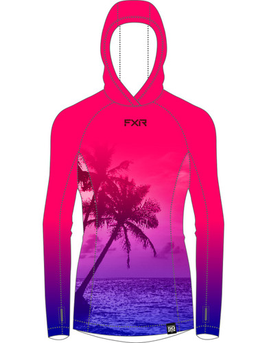 FXR Rushair UPF Womens Pullover Hoody