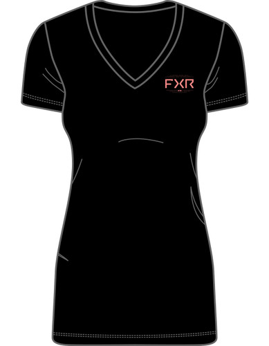 FXR Helium Premium Womens Short Sleeve V-Neck T-Shirt