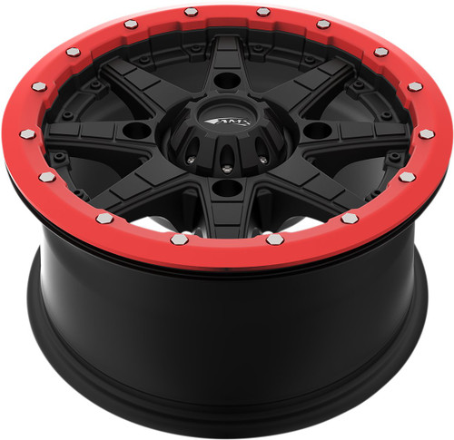 AMS Roll'n 106 15" Red Beadlock Ring (15B04)