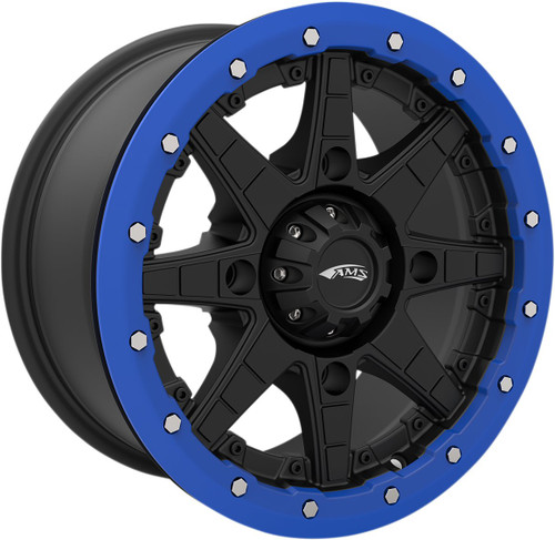 AMS Roll'n 106 15" Blue Beadlock Ring (15B03)