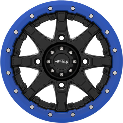 AMS Roll'n 106 14" Blue Beadlock Ring (14B03)