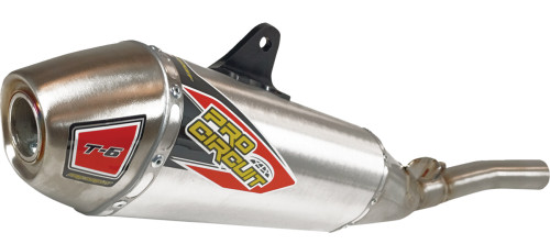 Pro Circuit T-6 Stainless Steel Slip-On Exhaust Muffler (0132345A)