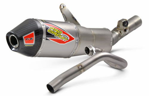 Pro Circuit Titanium Ti-6 Full Exhaust System w/Carbon End Cap (0312145F)