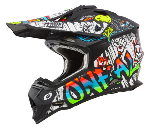 O'Neal 2 SRS Rancid V.24 Youth MX Offroad Helmet