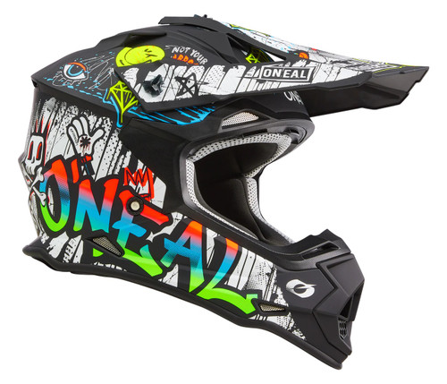 O'Neal 2 SRS Rancid V.24 Youth MX Offroad Helmet