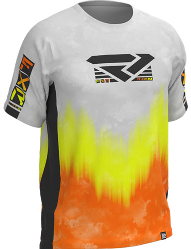 FXR ProFlex UPF 22 Mens SS MTB Mountain Bike Jersey