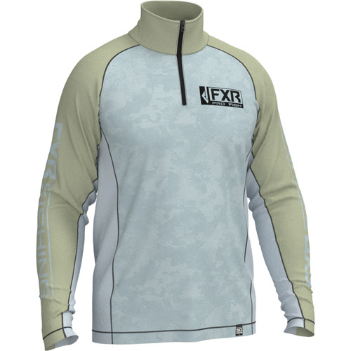 FXR Derby UPF 21 Mens 1/4 Zip Long Sleeve Shirt