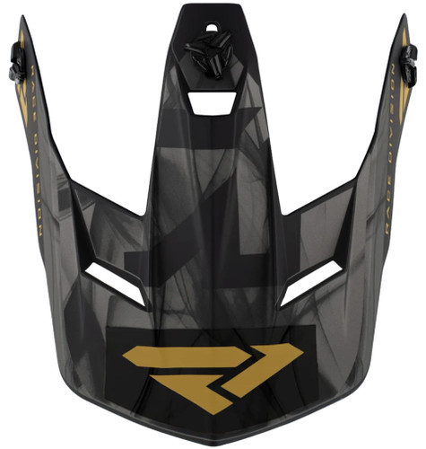 FXR Clutch Smoke Helmet Replacement Visor/Peak