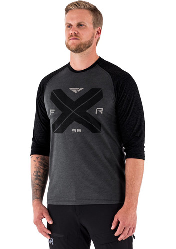 FXR Clutch Tech 21 Mens 3/4 Sleeve T-Shirt