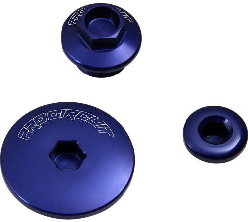 Pro Circuit Blue Aluminum Engine Plug Kit (PC4009-0019)