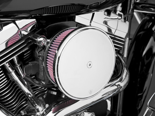 Arlen Ness Smooth Stage 2 Big Sucker Chrome Air Cleaner (18-819)