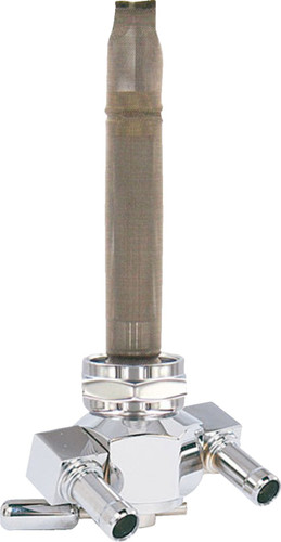 Pingel Chrome 22mm Hex Dual Outlet Reserve Fuel Valve (3311-D-CH)