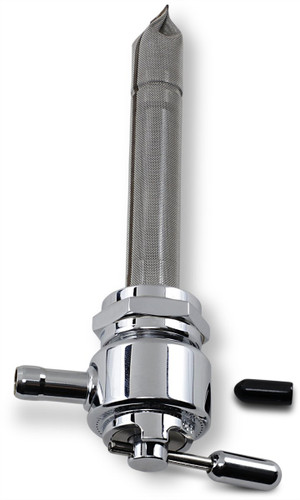 Pingel Chrome 22mm Round Fuel Valve (6311-CR)