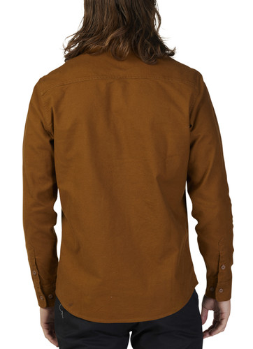 Fox Racing Source Mens Button Up Long Sleeve Flannel Shirt