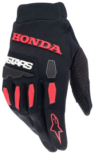 Alpinestars Honda Full Bore Mens Textile Motorcycle Gloves