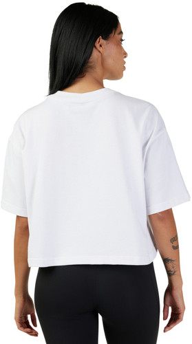 Fox Racing Wordmark Premium Womens Short Sleeve Crop Shirt