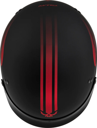 GMAX HH-65 Retribution Motorcycle Half Helmet w/Peak
