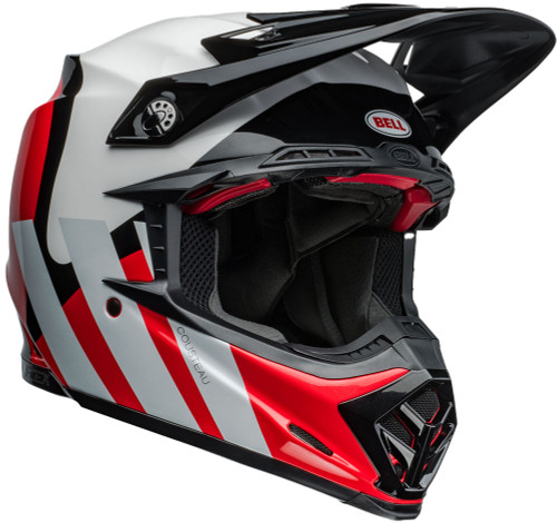 Bell Moto-9S Flex Hello Costeau Stripes MX Offroad Helmet