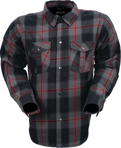 Z1R Ashwood Mens Button Up Long Sleeve Flannel Shirt