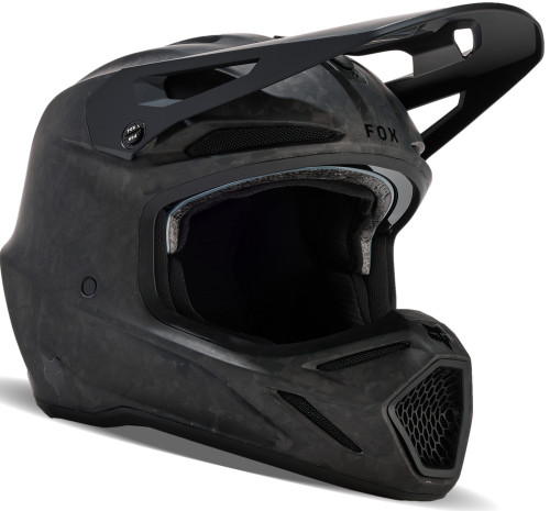 Fox Racing V3 RS Carbon Solid MX Offroad Helmet