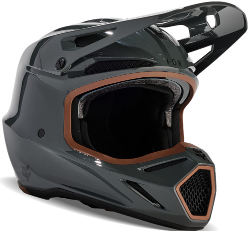 Fox Racing V3 RS Carbon Solid MX Offroad Helmet