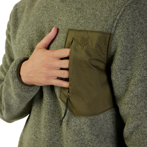 Fox Racing Survivalist Sherpa Mens Pullover Crew Sweatshirt