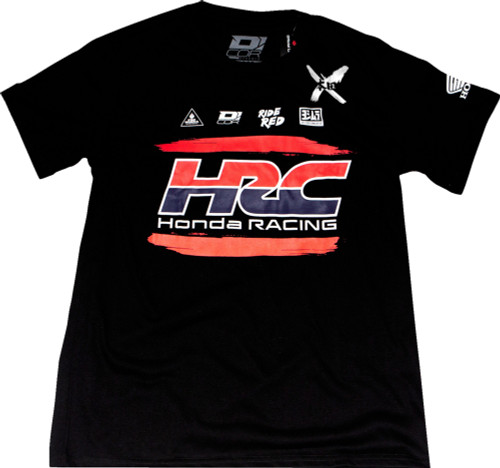 D'Cor Visuals Honda HRC Factory Mens Short Sleeve T-Shirt