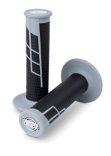 ProTaper Clamp-On Grips | Half Waffle | Twist Throttle | Gray/Black (021666)