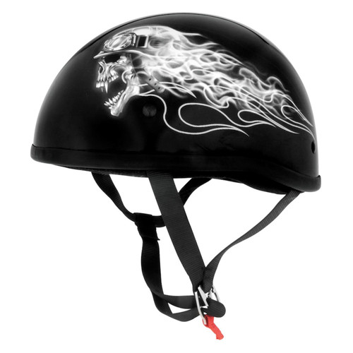Skid Lid Lethal Threat Motorcycle Half Helmet