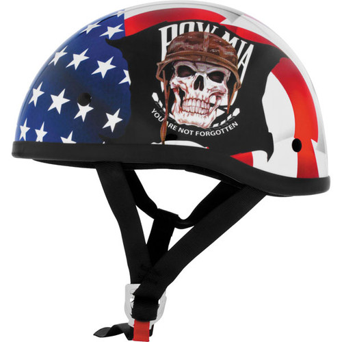 Skid Lid Lethal Threat Motorcycle Half Helmet