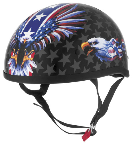 Skid Lid Lethal Threat Motorcycle Half Helmet