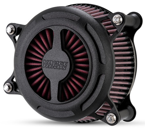 Vance & Hines VO2 Blade Black Wrinkle Air Cleaner Intake Kit (42057)