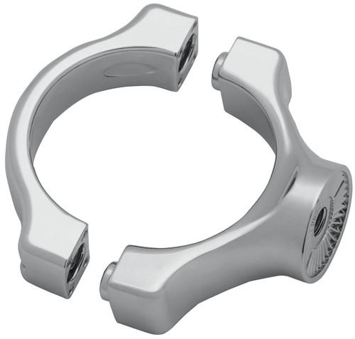 Kuryakyn Chrome Mount Clamp for Side Mount License Plate Holders (3124)