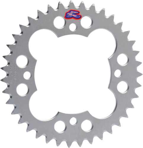 Renthal Ultralight Aluminum Rear Sprocket Silver 38 Tooth (459U-520-38GYSI)